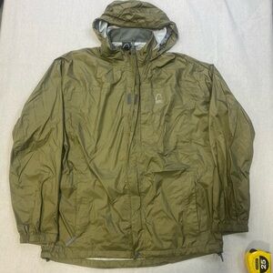 Sierra Desing’s Men's Lightweight Hooded Rain Jacket - Olive